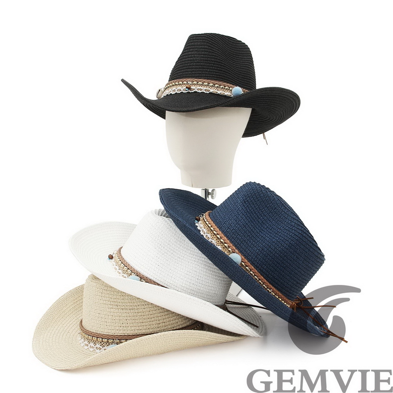 GEMVIE Cappello di Paglia da C - Cowboy Hat Straw recensione e prezzo