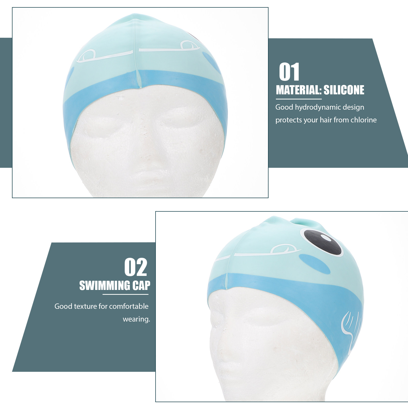 Cuffia da nuoto in silicone pe - Swim Hat Silicone recensione e prezzo