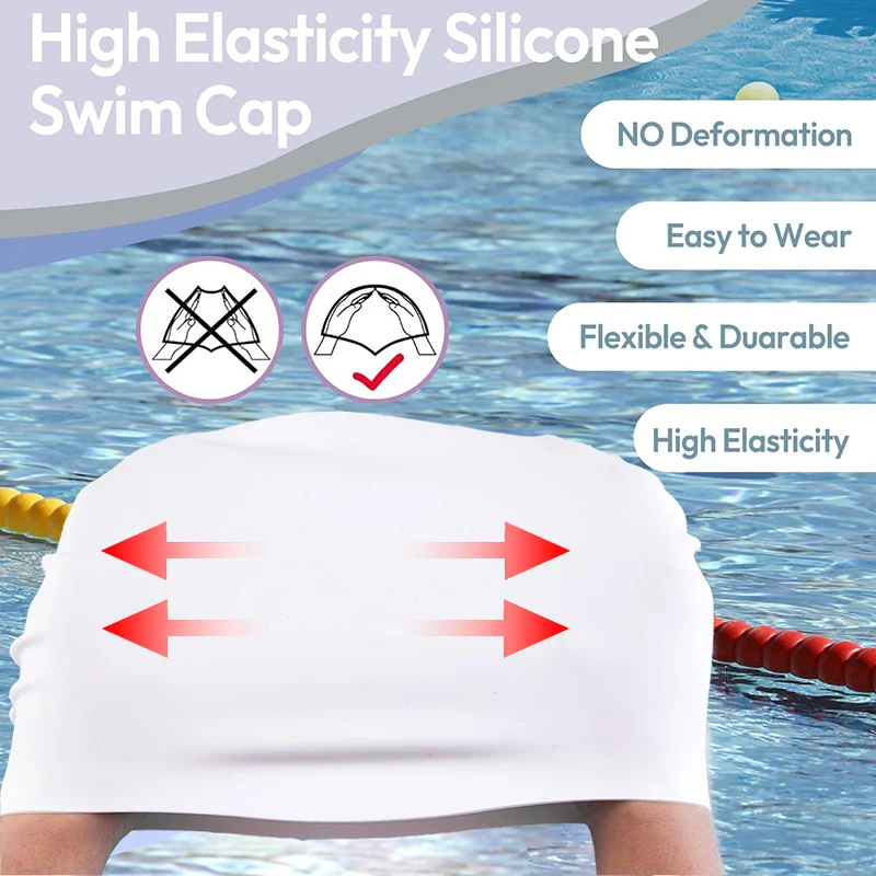 Cuffia da nuoto in silicone pe - Swim Hat Silicone recensione e prezzo